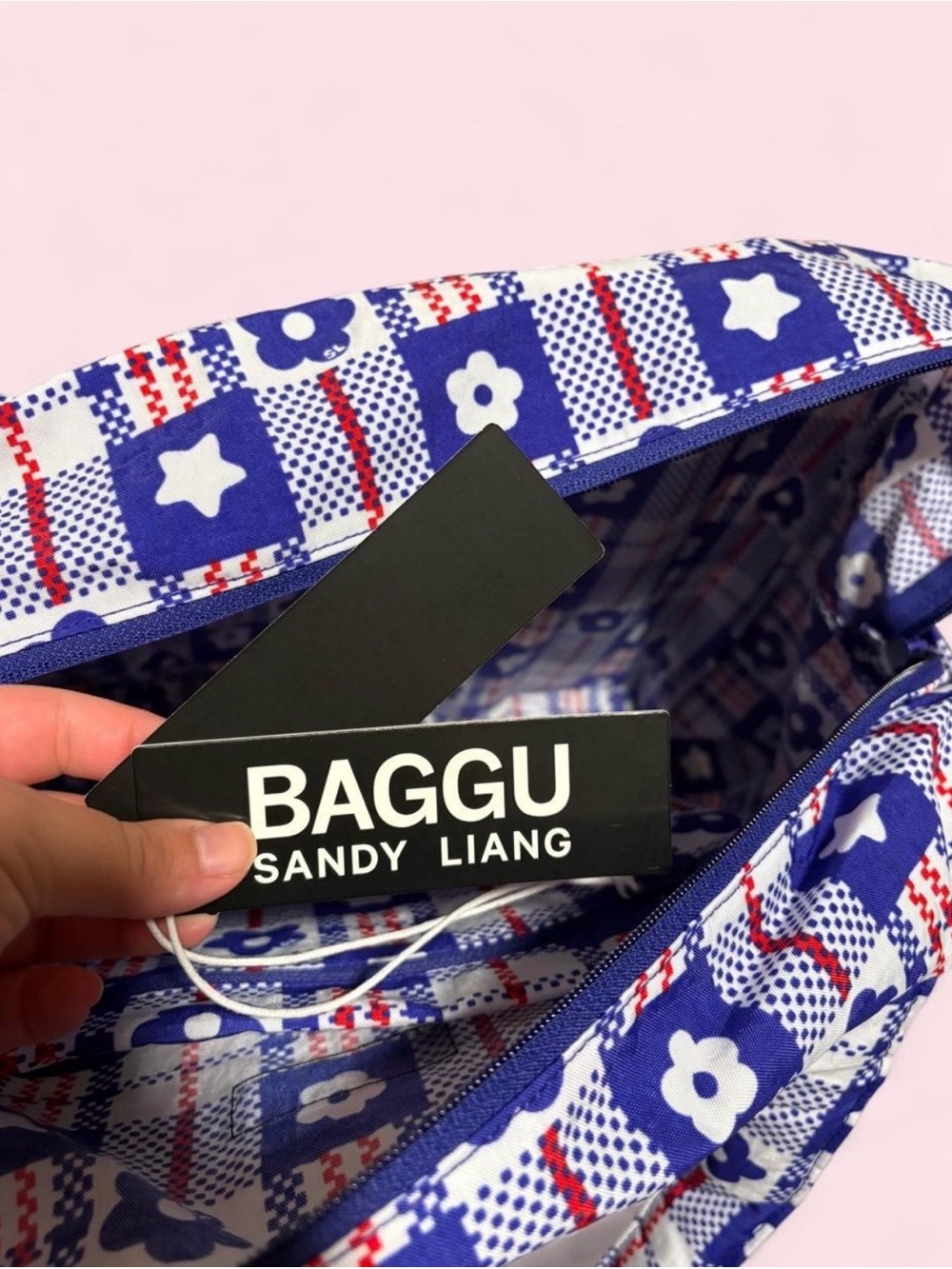 Baggu x Sandy Liang Blue Market Cloud Carry on - Picture 3 of 4